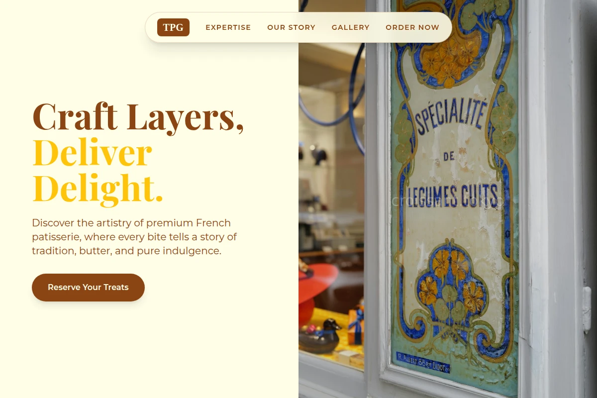 Patisserie Specialty Food