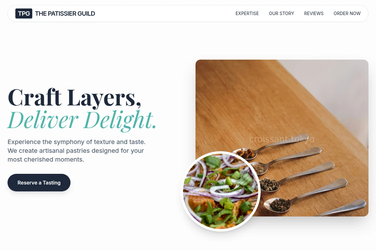 Minimalist Specialty Food